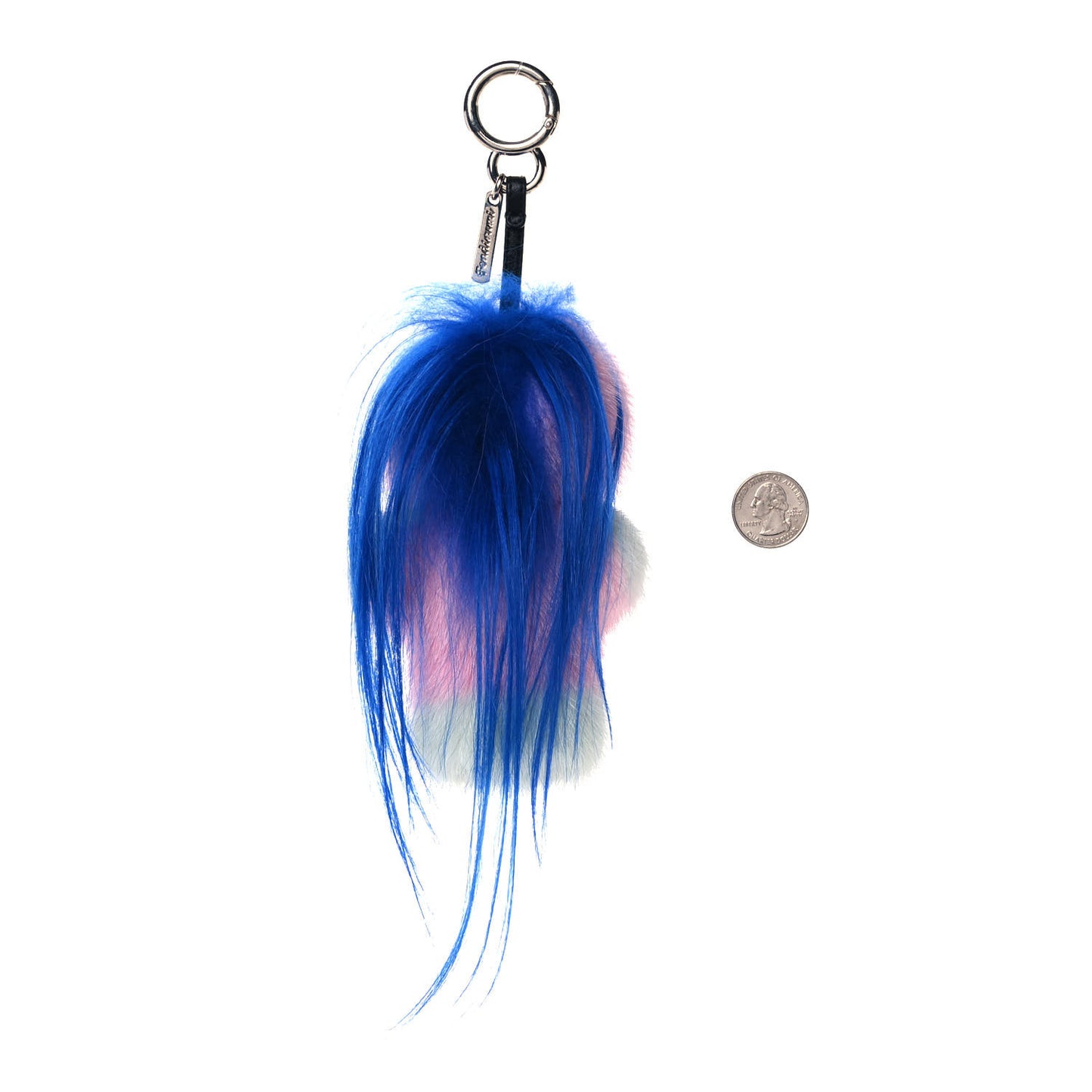 Mink Fur Crystal Fendirumi Piro-Chan Monster Bag Bug Charm Marshmallow