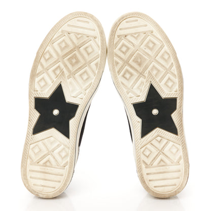 Christian Dior Technical Knit Calfskin Womens Walk'N'Dior High Top Sneaker 38.5 Black 6 of 10