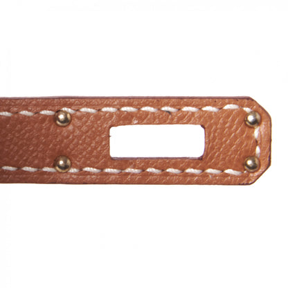 Hermes Madame Calfskin Kelly Sellier 25 Gold 31 of 32