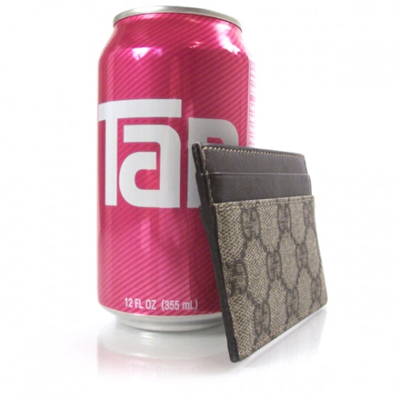 GG Plus Monogram Card Holder Dark Brown