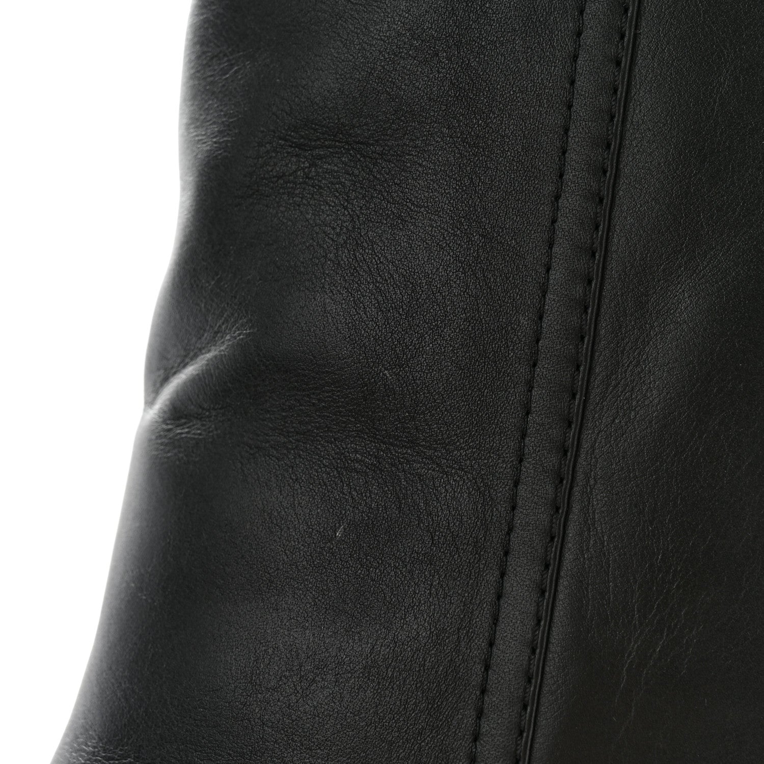 Chanel Calfskin Knee High Chain Boots 39 Black 18 of 18