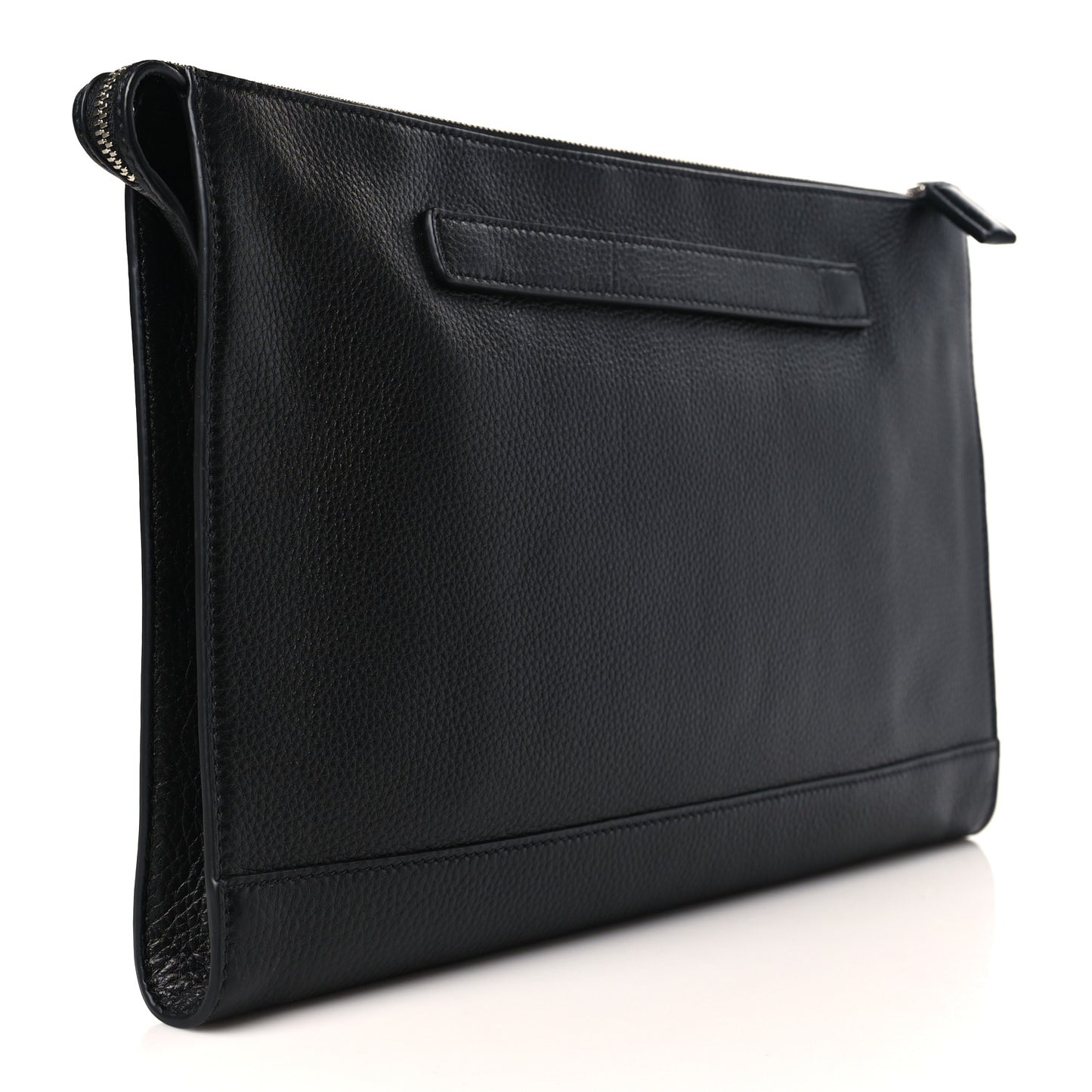 Vitello City Zip Clutch Black