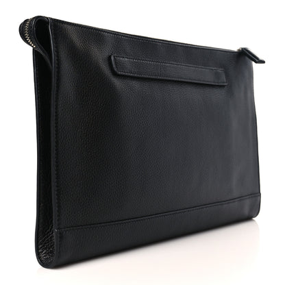 Prada Vitello City Zip Clutch Black 3 of 8