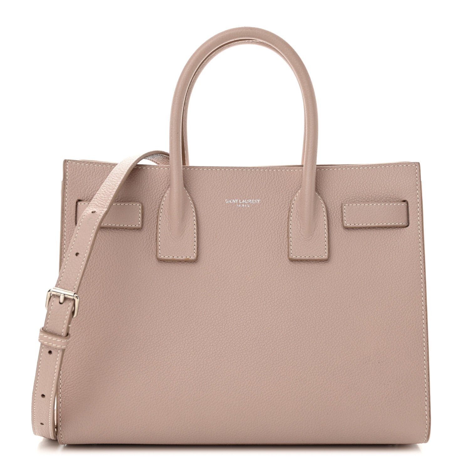 Saint Laurent Grained Calfskin Small Sac De Jour Pale Blush 1 of 11