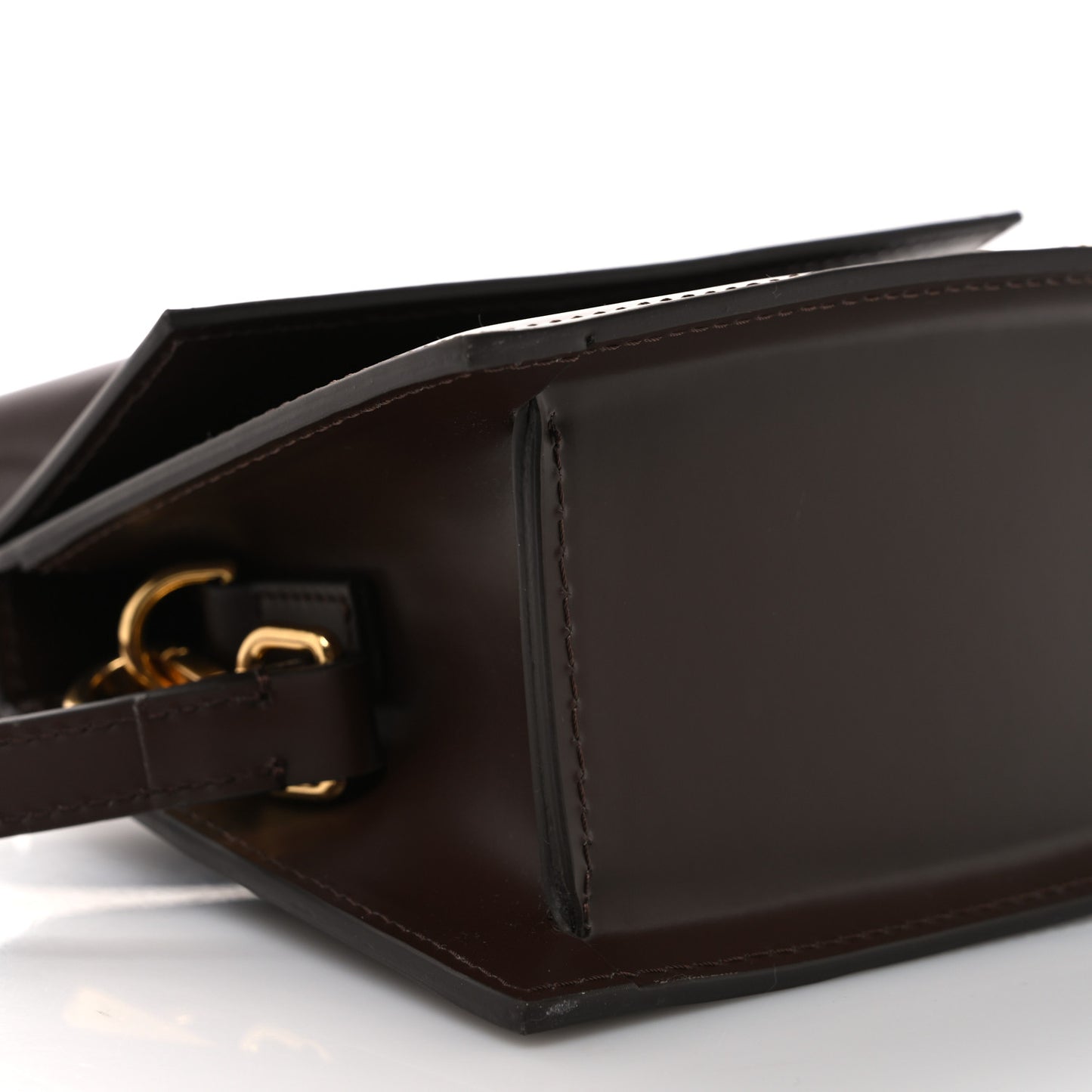 Smooth Calfskin Le Chiquito Moyen Dark Brown