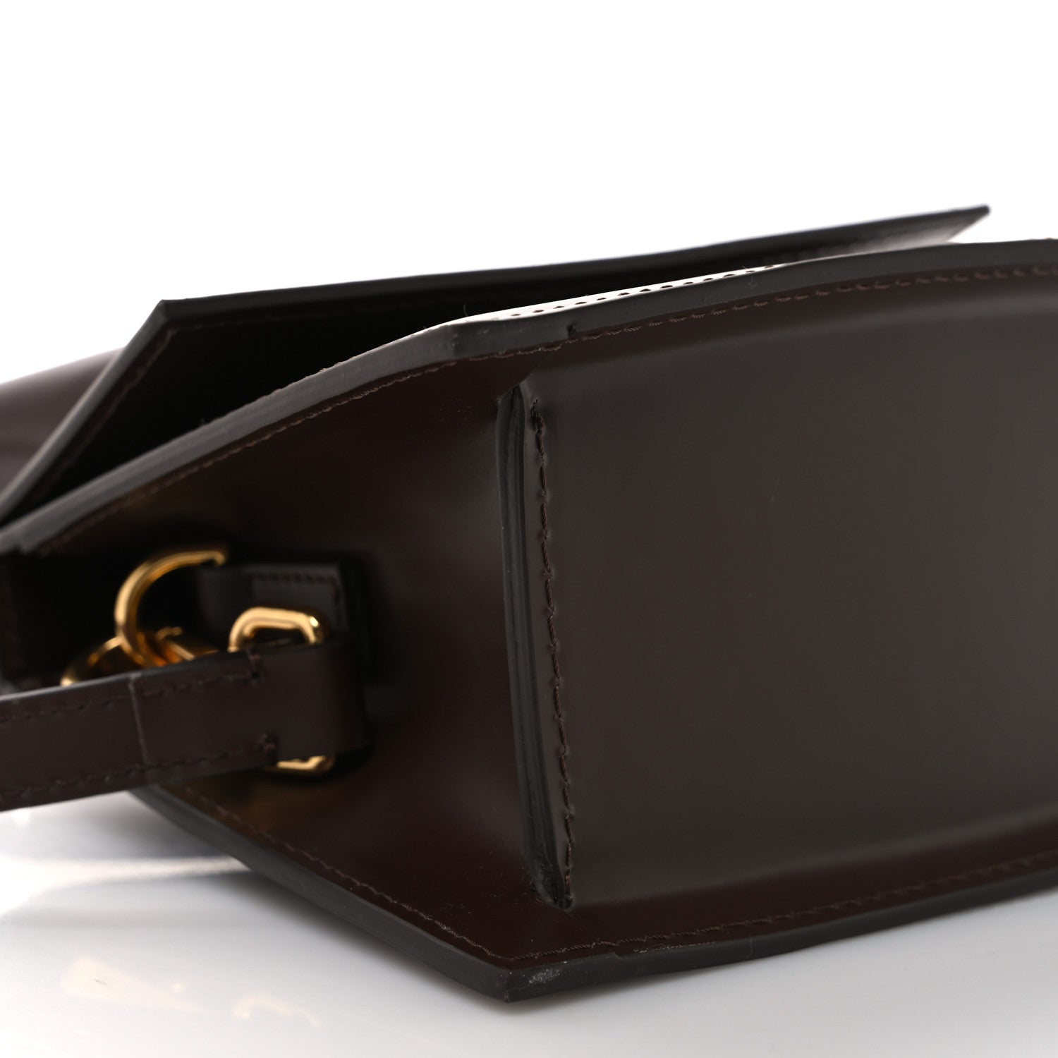 Jacquemus Smooth Calfskin Le Chiquito Moyen Dark Brown 8 of 10