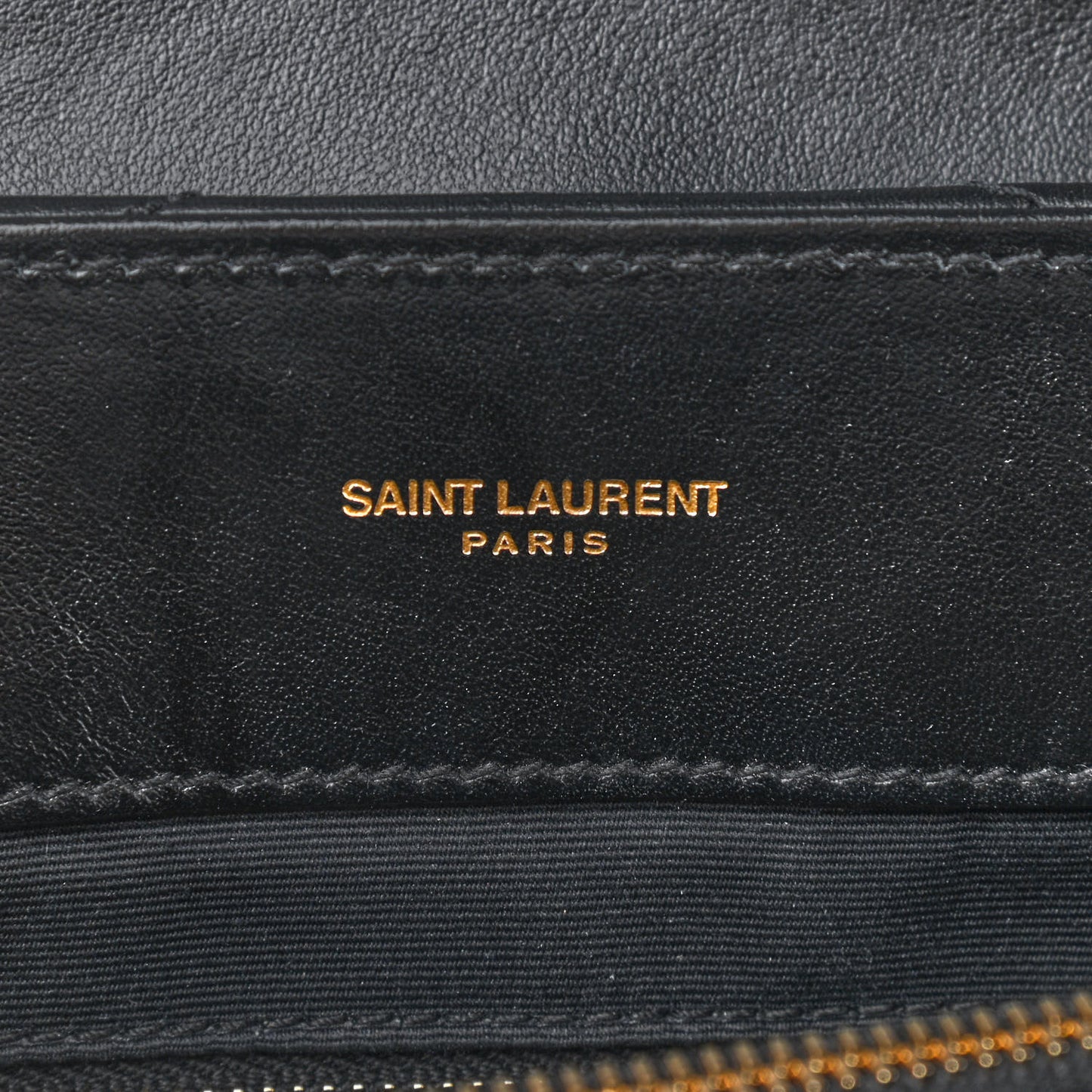 Calfskin Y Quilted Monogram Medium Loulou Chain Satchel Black