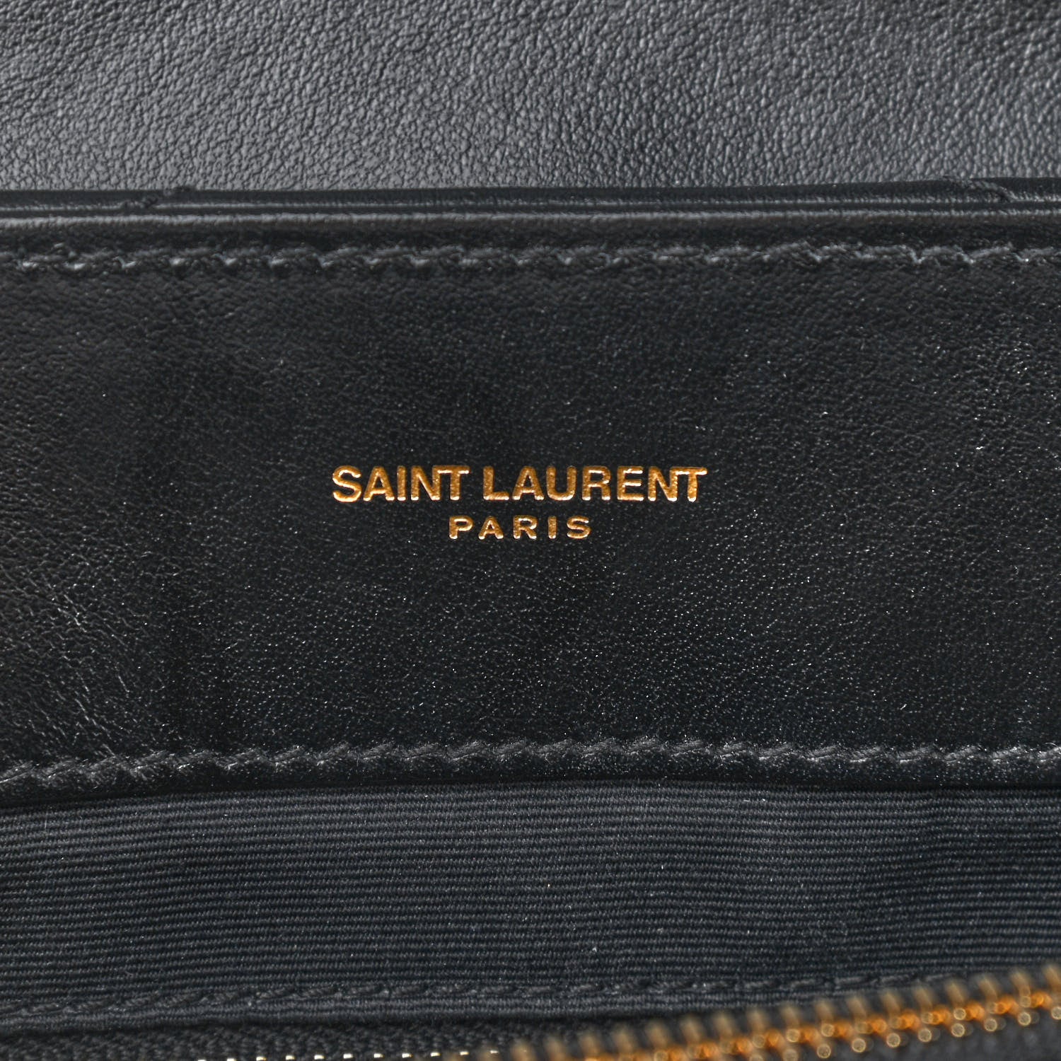 Saint Laurent Calfskin Y Quilted Monogram Medium Loulou Chain Satchel Black 6 of 9