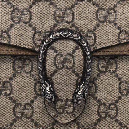 Gucci GG Supreme Monogram Super Mini Dionysus Shoulder Bag Taupe 7 of 9
