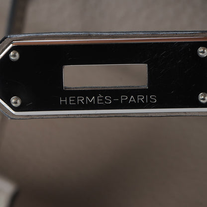 Hermes Taurillon Clemence Birkin 35 Gris Tourterelle 16 of 34