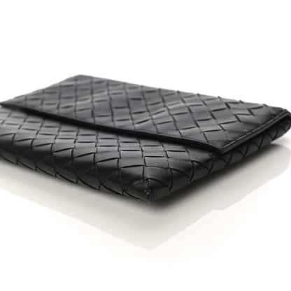 Bottega Veneta Nappa Intrecciato Flap Pouch Black 9 of 12