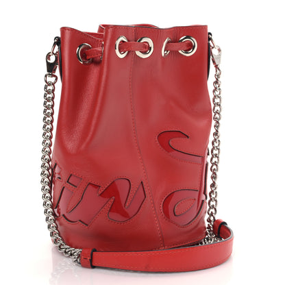 Christian Louboutin Calfskin Marie Jane Bucket Red 3 of 8