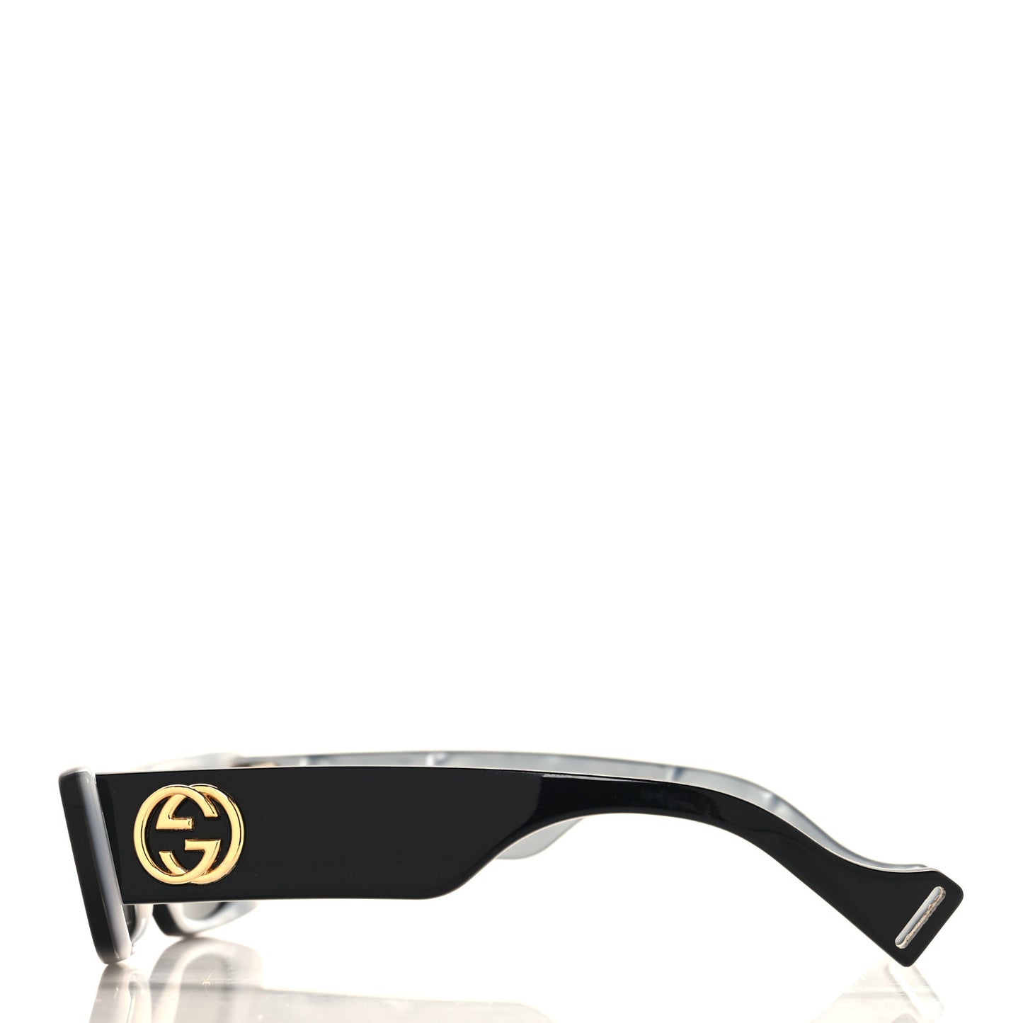 Acetate Rectangular Sunglasses GG0516S Black