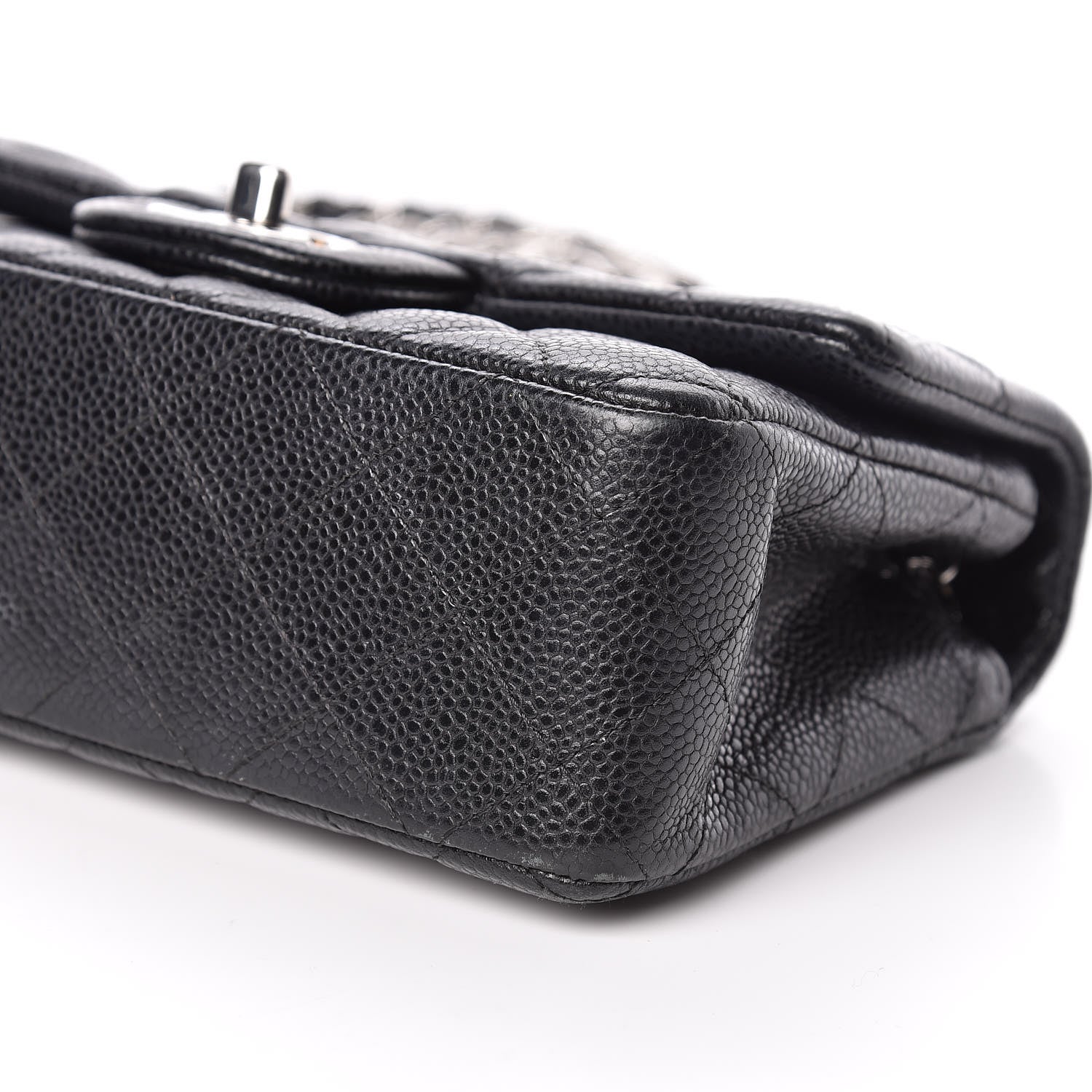 Chanel Caviar Quilted Mini Rectangular Flap Black 6 of 12
