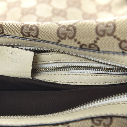 Gucci Monogram Large Biba Studded Hobo Off White 9 of 10