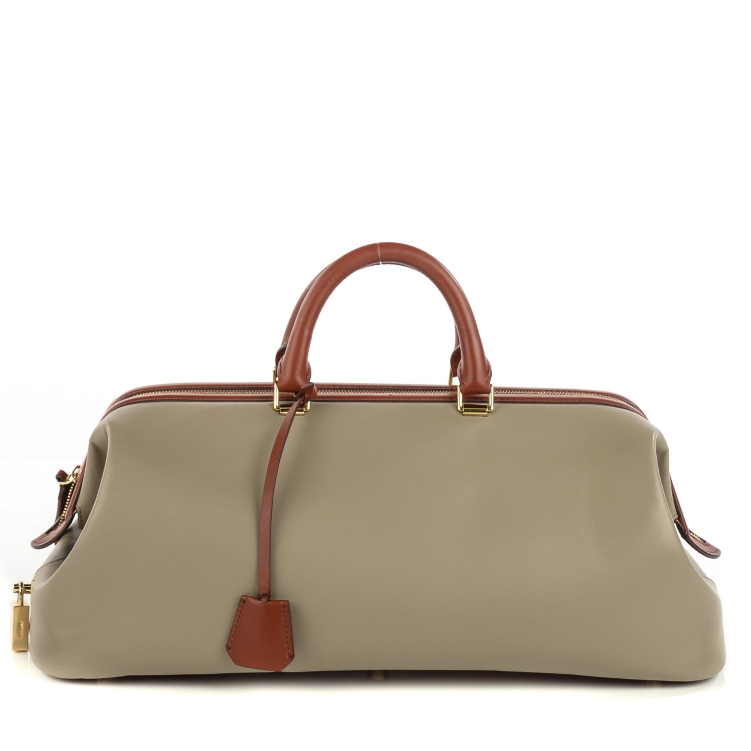 Celine Satin Calfskin Long Frame Doctor Bag Grey 1 of 8