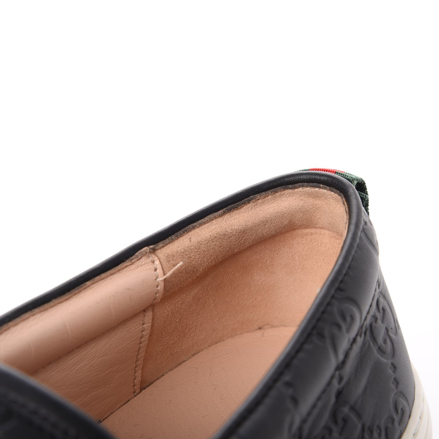 Guccissima Dublin Slip On Sneakers 38 Black