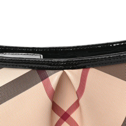 Burberry Nova Check Mini Shoulder Bag Black 9 of 12