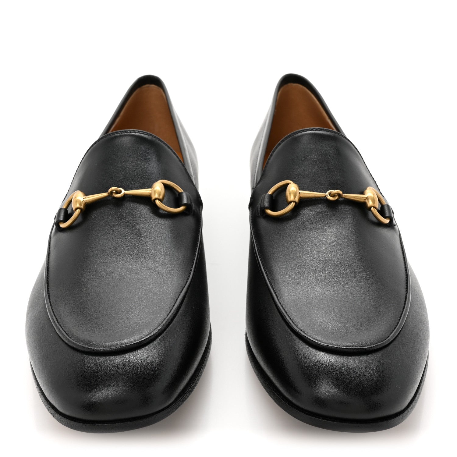 Gucci Calfskin Womens Jordaan Loafers 39 Black 2 of 9