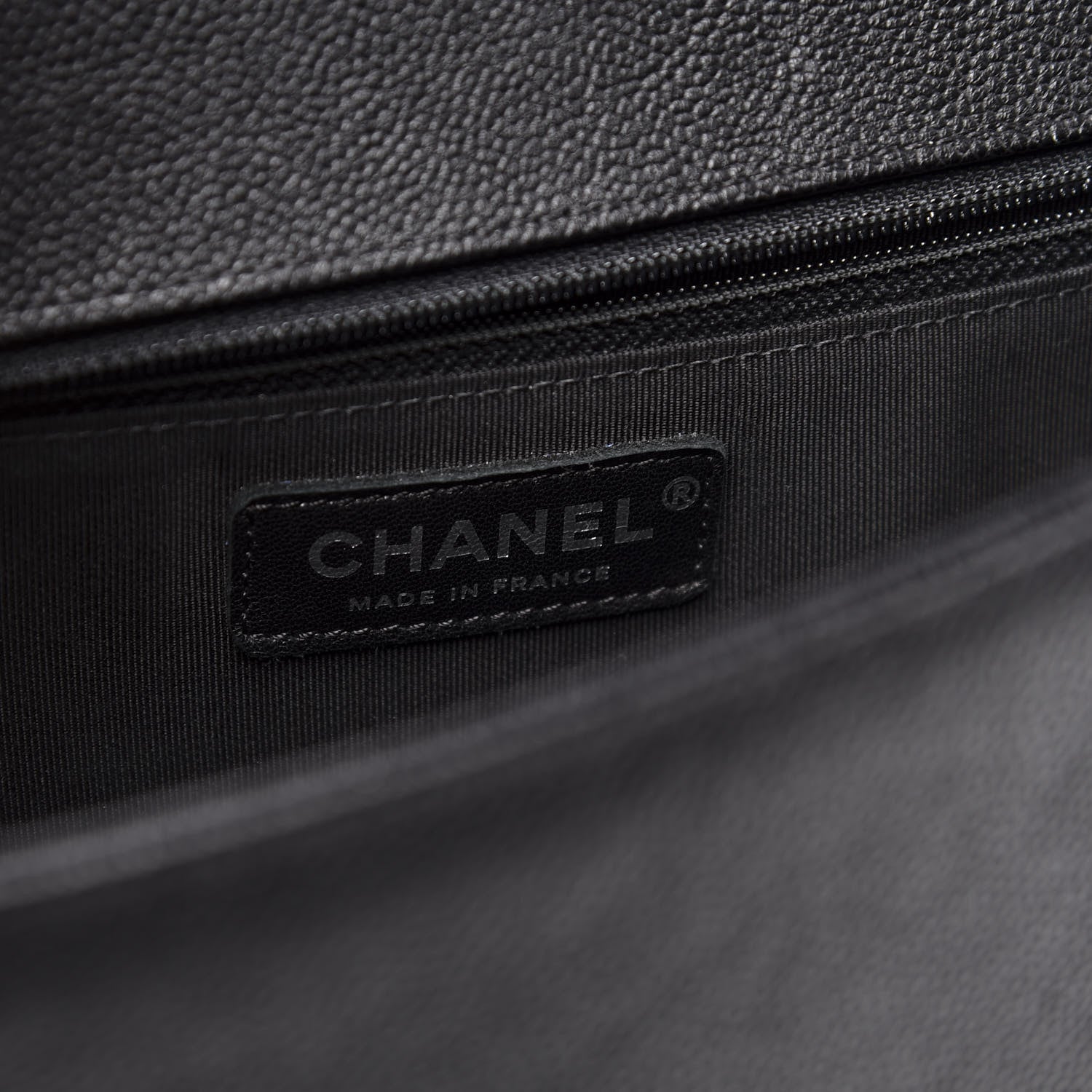 Chanel Caviar Quilted New Medium Boy Flap Black 7 of 9
