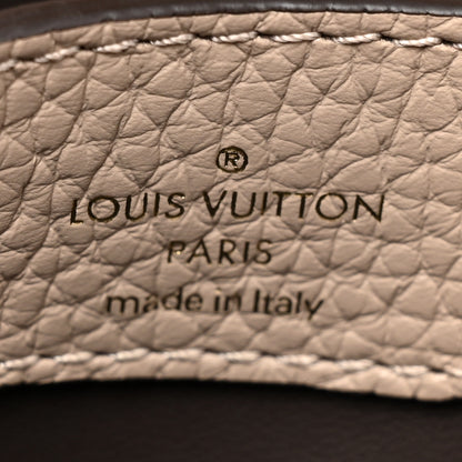 Louis Vuitton Taurillon Capucines BB Galet 7 of 10