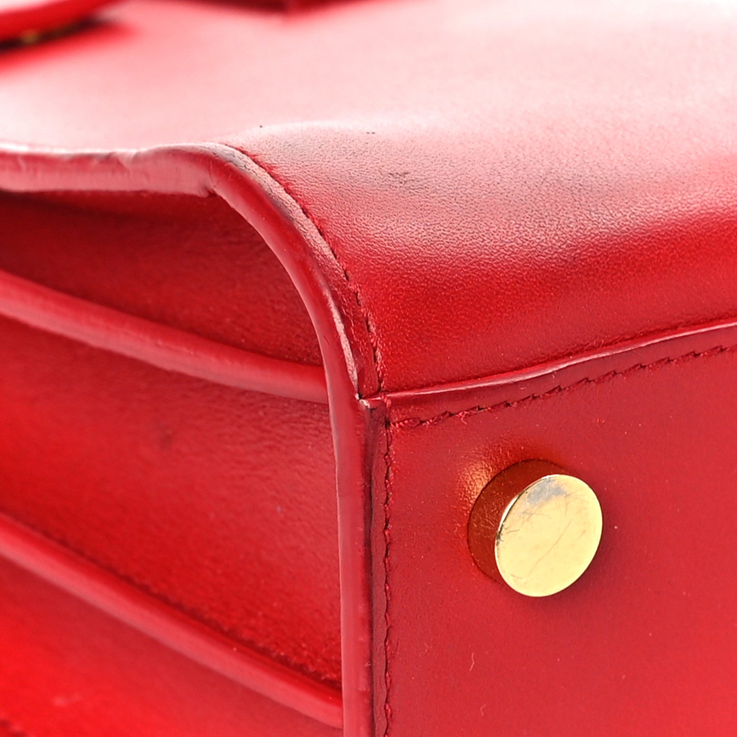 Calfskin Nano Sac De Jour Lipstick Red