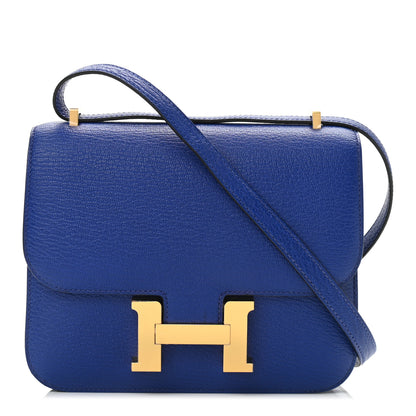 Hermes Chevre Mysore Constance 18 Bleu Electrique 1 of 11