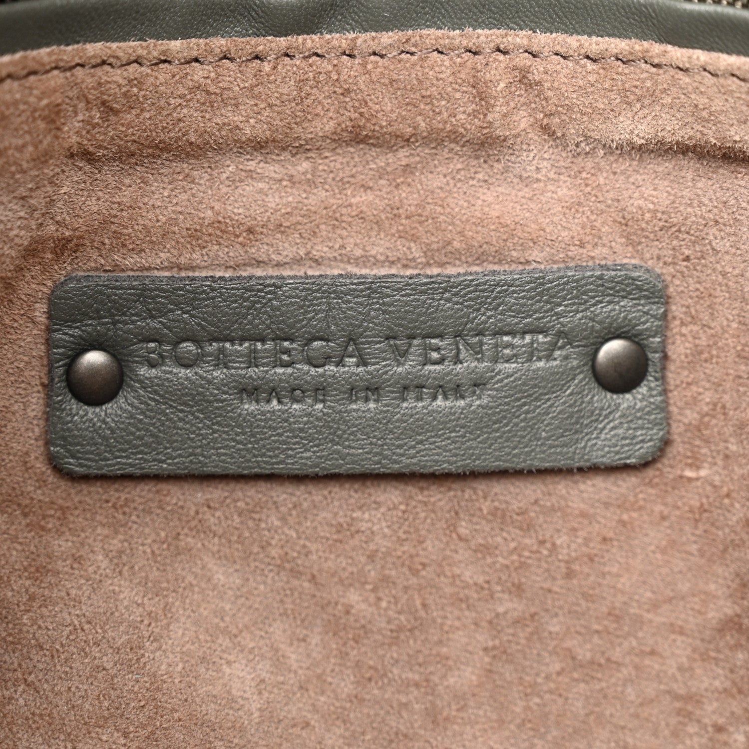 Bottega Veneta Nappa Intrecciato Nodini Crossbody Messenger New Light Grey 6 of 13