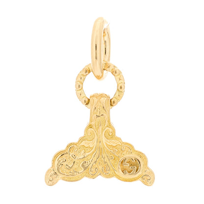 Gucci 18K Yellow Gold Whale Tail Charm 1 of 3