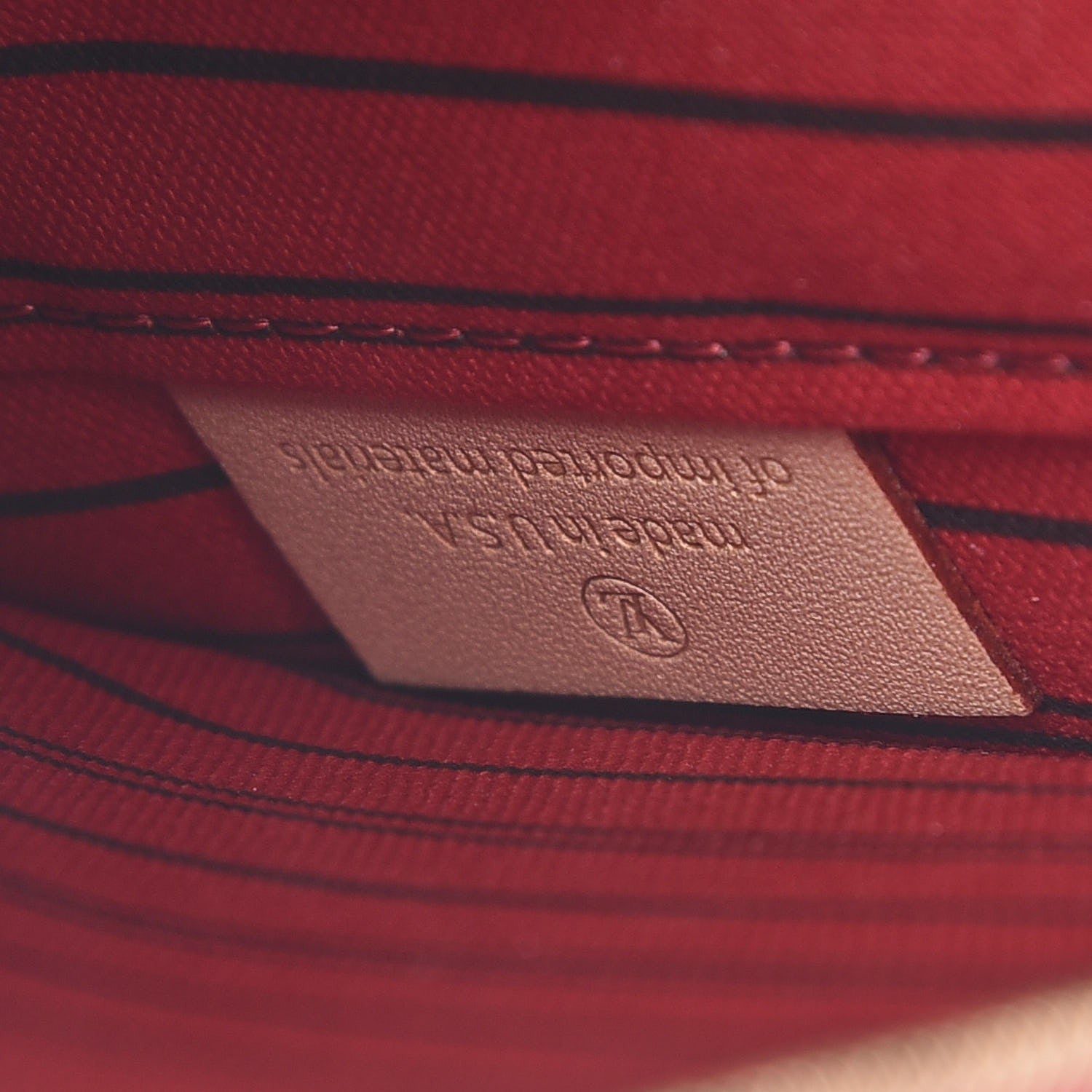 Louis Vuitton Monogram Neverfull MM GM Pochette Cherry 9 of 9