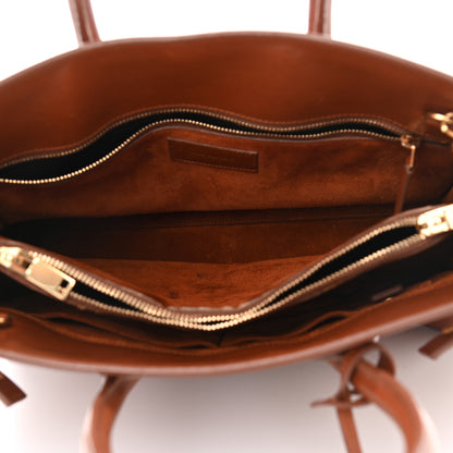 Saint Laurent Calfskin Small Sac De Jour Cognac 5 of 11