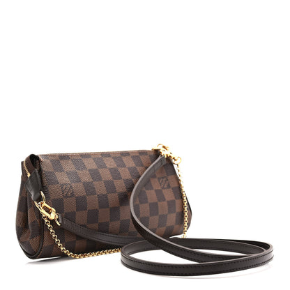Louis Vuitton Damier Ebene Eva Clutch 3 of 9