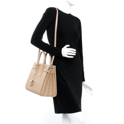 Saint Laurent Grained Calfskin Small Sac De Jour Nude Powder 2 of 7