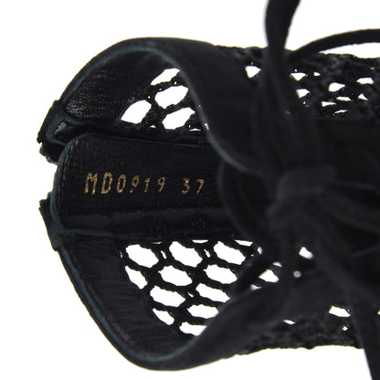 Christian Dior Suede Resille Naughtily-D 30mm Ankle Boots 37 Black 8 of 15