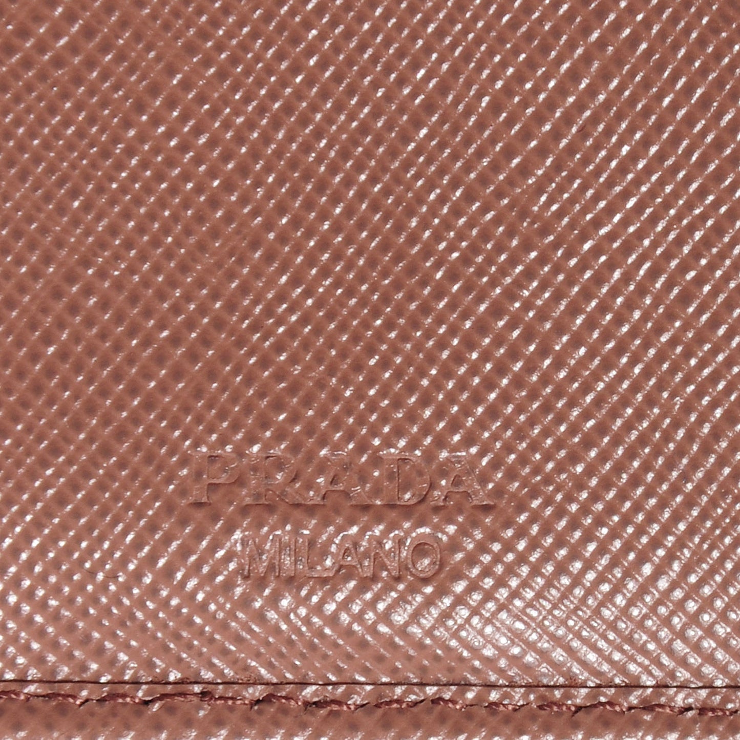 Saffiano Metal Continental Wallet Dark Rose