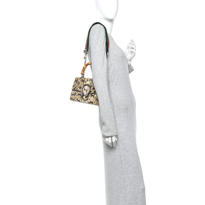 Gucci Snakeskin Bamboo Web Mini Dionysus Top Handle Bag 2 of 13