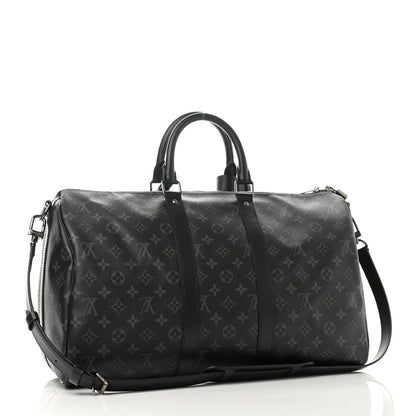 Louis Vuitton Monogram Eclipse Keepall Bandouliere 45 3 of 9