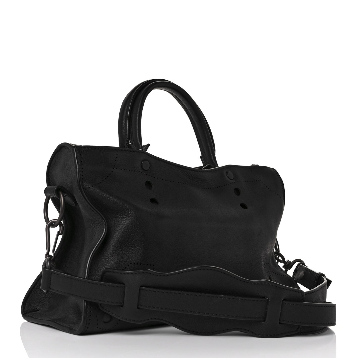 Veau Soyeux Perforated Blackout Hardware S City Black