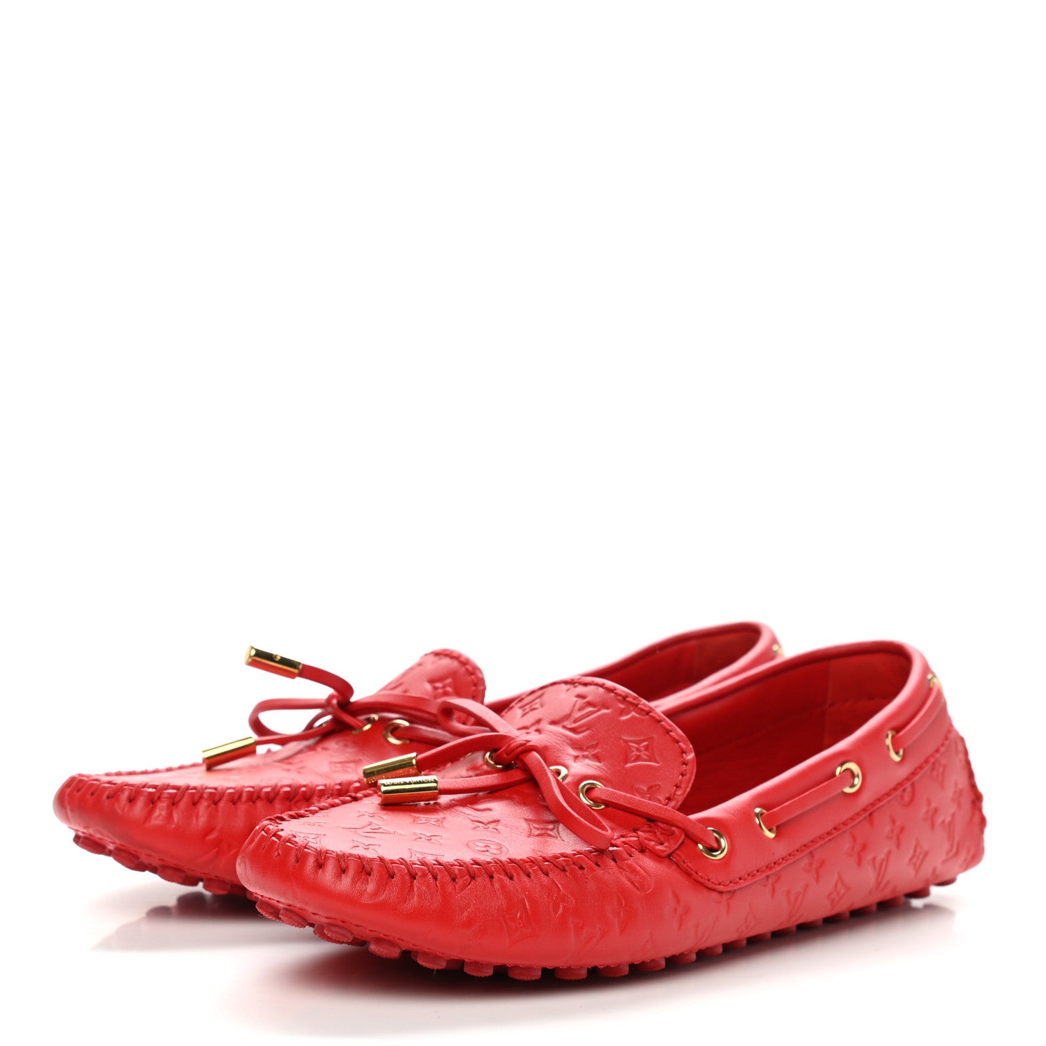 Louis Vuitton Empreinte Gloria Loafers 36.5 Rouge 3 of 11