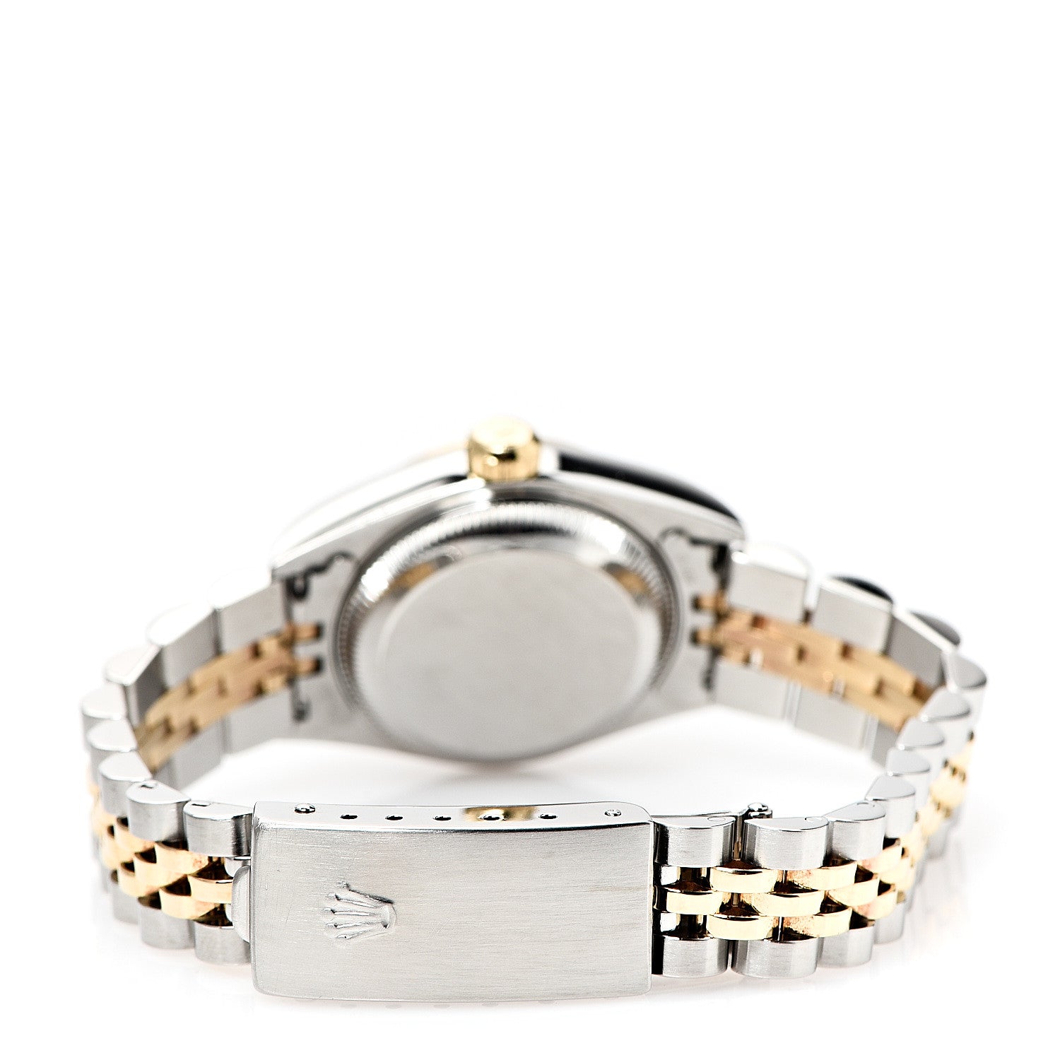 Rolex Stainless Steel 18K Yellow Gold Diamond 26mm Oyster Perpetual Datejust Watch Blue Gradient 79173 3 of 5