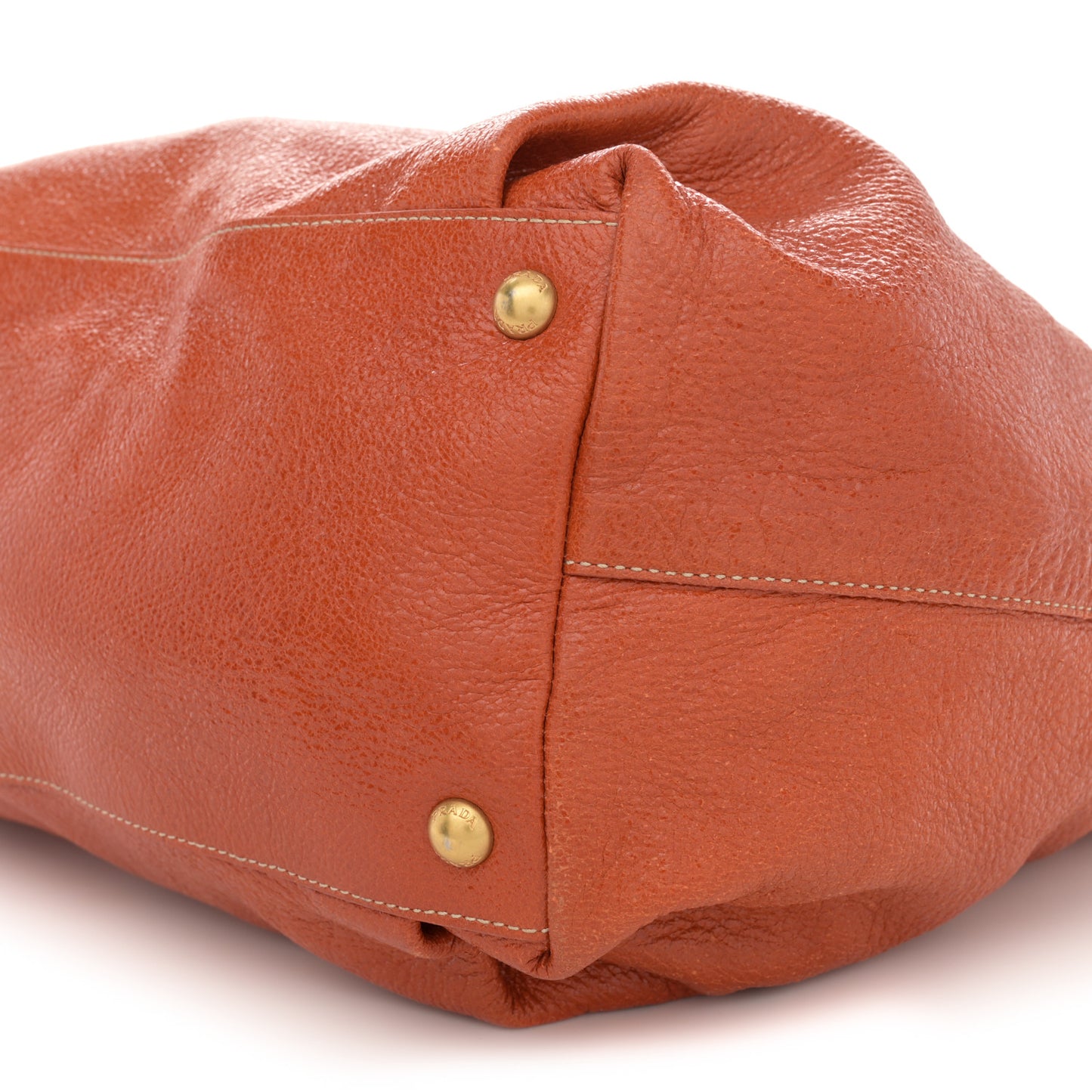 Cervo Lux Chain Shoulder Bag Orange