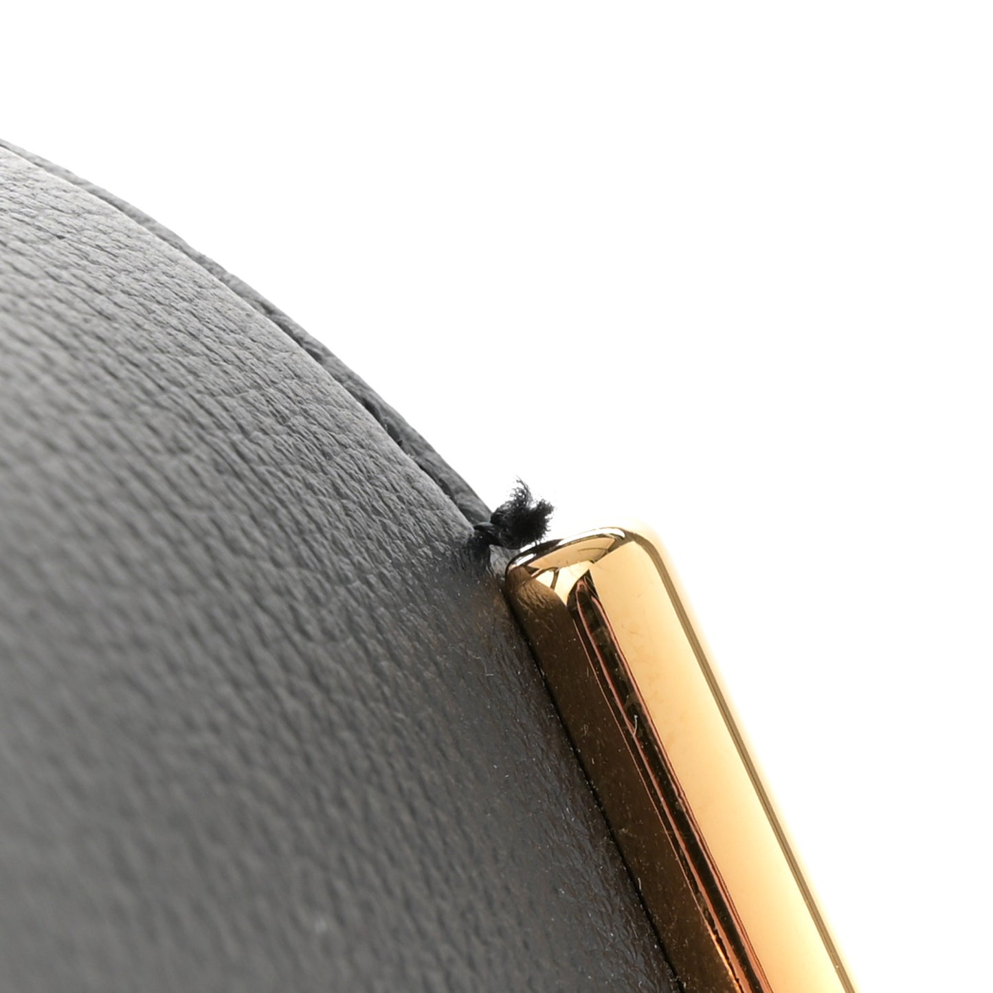 X FENDI Grained Calfskin Fendace La Medusa Medium Top Handle Bag Black Multicolor