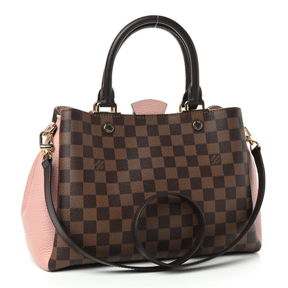 Louis Vuitton Damier Ebene Cuir Taurillon Brittany Magnolia 3 of 8