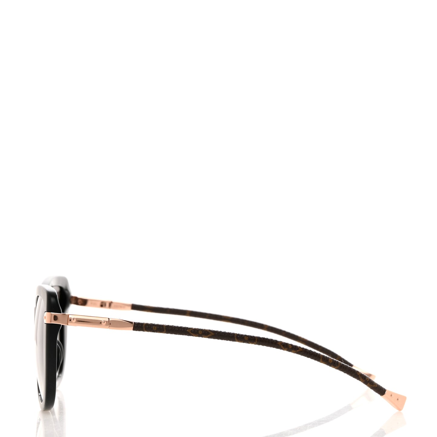 Monogram Acetate Charlotte Sunglasses Z0781E Black