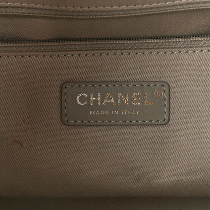 Chanel Caviar Quilted Coco Handle Shopping Tote Grey 6 of 10