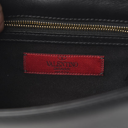 Valentino Garavani Vitello Small Glam Lock Rockstud Flap Black 6 of 11