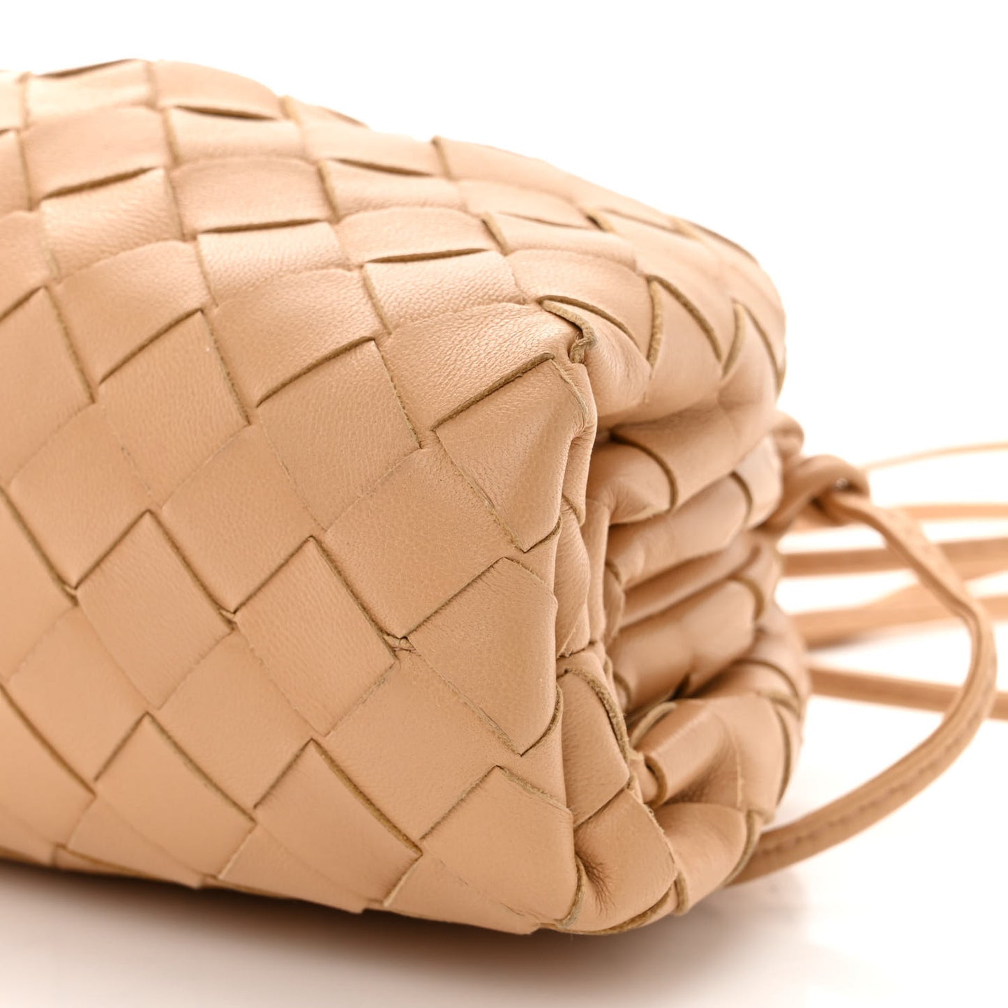 Nappa Intrecciato The Mini Pouch Almond