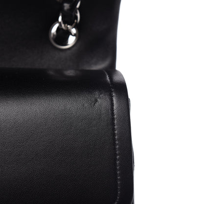 Chanel Lambskin Quilted Jumbo Double Flap Black 12 of 15