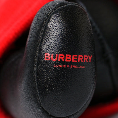 Burberry Grained Calfskin Thomas Hoodie Teddy Bear Keychain Charm Black Red 4 of 5