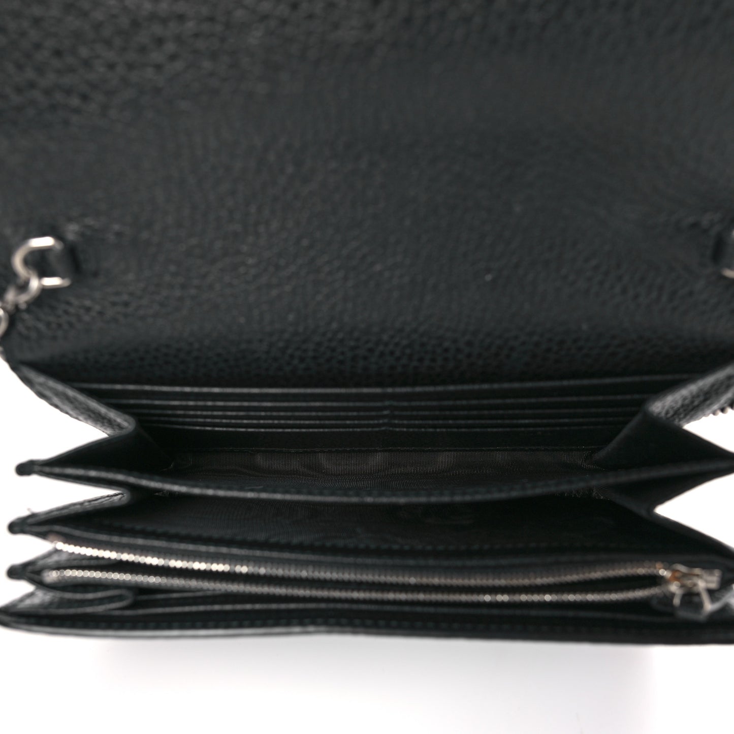 Calfskin Mini Dionysus Chain Wallet Black
